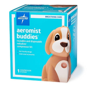 Medline Pediatric Aeromist Buddies Nebulizer Compressors and Accessories - Aeromist Buddies Nebulizer Compressor, Puppy Character - HCSPUPPYRD