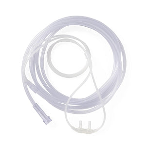 Medline SuperSoft Oxygen Cannulas with Standard Connector - SuperSoft Oxygen Cannula, Standard Connector and 4' Tubing, Adult - HCSS4504S