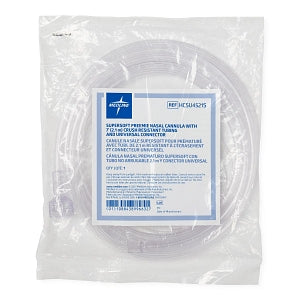 Medline SuperSoft Oxygen Cannulas with Universal Connector - SuperSoft Oxygen Cannula, Universal Connector and 7' Tubing, Preemie - HCSU4521S