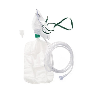 Medline Disposable Oxygen Masks with Universal Connector - Adult 3-in-1 Mask with 7' Tubing and Universal Connectors - HCSU4680B