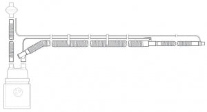 Philips Single-Limb Heated-Wire Circuits - Heated-Wire Circuit, Single Limb, Disposable - 989805610851