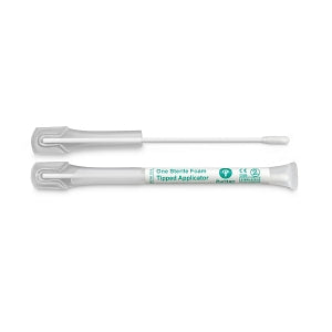 Puritan Medical Foam Tips in Dry Transport Tubes - Polystyrene Foam Swab in Tube, Sterile, 6", Reclosable - 25-1506 1PF TT MC