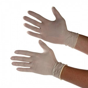 High Five Extra Thick Nitrile Exam Gloves - Powder-Free Nitrile Exam Gloves, White, Size S - N801-10