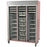 Harloff Mfg Co Double Column Storage Carts - Triple Column Cart with Tambour Door, Key Locking, Mobile - MS8160-ORTHO