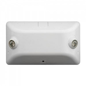 Hubbell EV Series Emergency LED Lighting - 2-Head LED Emergency Lighting Unit, White, Damp Listed, Remote Capacity - 93036783