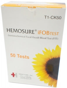 Hemosure Inc Hemosure iFOB Testing - Hemosure iFOB Test, Test and Tubes - T1-CK50