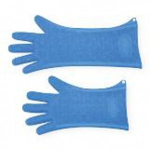 Healthmark Industries Silicone Heat Protective Gloves - Silicone Heat Protective Gloves, 13.7" Long - 09368