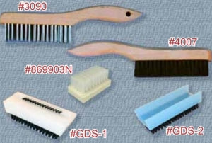 Healthmark Block Style Brushes - Shoe-Style Nylon Bristles Cleaning Brush - 4007