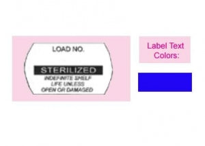 HealthMark Industries Event Related Labels - Event Related Label, Sterrad, Blue, 1150/Roll - H369021S