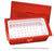 Healthmark SST-105 Small Size System - SST Instrument System Tray, Solid Cover, Red, 10" x 7" 6" - SST-105 RD