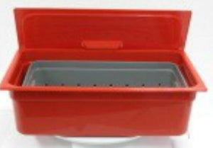 Healthmark Industries SST 2136 Full Size System - Soak Pan Tray for SST System, Red - SST-2136RED