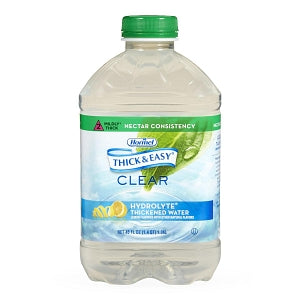 Hormel Health Labs Thick and Easy Hydrolyte Thickened Water - Thick and Easy Hydrolyte Thickened Lemon-Flavored Water, Nectar Consistency, 46 oz. - 12863