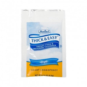 Hormel Health Labs Thick & Easy Instant Food Thickener - Thick and Easy Instant Food and Beverage Thickener, Honey Consistency, 6.5 g Packet - 20223