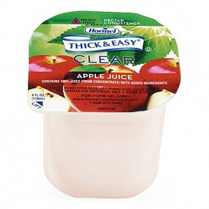 Hormel Health Labs Thick & Easy Thickened Juice - Thickened Apple Juice, Nectar Consistency, 4 oz. - 41530