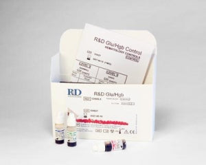 Hemocue R and D Glu / HgB Dual Controls - R& D Control for Blood Glucose / Hemoglobin, Low Level, 3 Vials x 1.5 mL - GH00LX