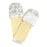 and Kid Mittens by Handsocks Handsocks No Scratch Ba - Handsocks Brand No-Scratch Baby and Kid Mittens, Yellow and White Sleeves with Gray Elephants, Size M - 1003M