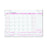 House Of Doolittle Breast Cancer Awareness Desk Pad Calendar - Breast Cancer Awareness 18-1/2" x 13" 2019 Monthly Desk Pad Calendar - 1466