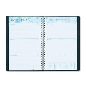 House Of Doolittle Academic Assignment Book Weekly Planners - Recycled Academic Weekly / Monthly Appointment Book / Planner, 5" x 8", Black Cover, 2019-2020 - 275-02