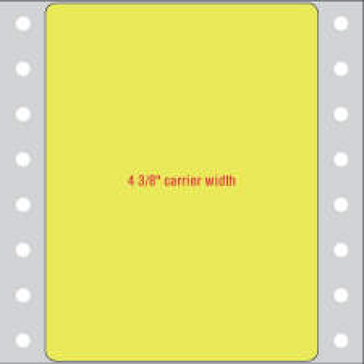 Label Dot Matrix Paper Permanent 3 X 3 1516 Fl Yellow 1000 Per Cas — Grayline Medical 9526