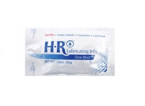 HR Pharmaceuticals HR Lubricating Jelly - HR Lubricating Jelly, Sterile, 1.25 oz. OneShot with SafeWrap - 205ST