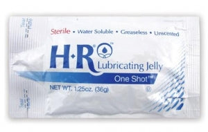 HR Pharmaceuticals HR Lubricating Jelly - HR Lubricating Jelly, Sterile, 1.25 oz. OneShot - 205