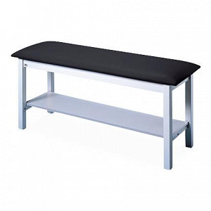 Hausmann Series 4024 Treatment Table - Treatment Table with Shelf, Gray Top, Oak, 27" Wide - 4024-027-709-346