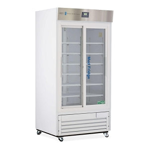 American Biotech 33 Cu. Ft. Premier Glass Door Pharmacy / Vaccine Refrigerator - 33 Cu. Ft. Premier Pharmacy Glass Door Refrigerator - PH-ABT-33G