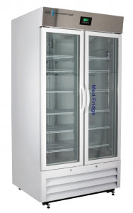 American Biotech 36 Cu. Ft. Premier Pharmacy / Vaccine Glass Door Refrigerator - MED REFRIGERATOR GLASS, PREMIER, 36CF D PH - PH-ABT-36G