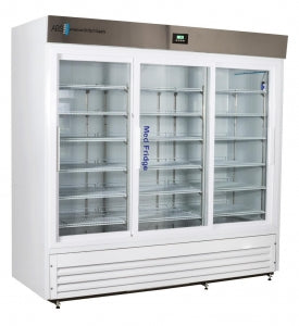 American 72cuPremierVaccineGlsDorFridge - 72 Cu. Ft. Premier Glass Door Refrigerator, Triple Swing Glass Door - PH-ABT-72G