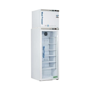 American Biotech Premier Pharmacy / Vaccine Combination Refrigerator / Freezers - Premier Pharmacy / Vaccine Combination Refrigerator / Freezer, 1 Solid Door, 1 Glass Door, 12 Cu. Ft. - PH-ABT-HC-RFC12GA-CAD