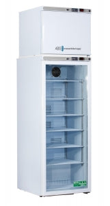 Amer Pharmacy Refrigerator / Freezers - 12 Cu. Ft., Combination Refrigerator / Freezer, Glass Door Refrigerator, Solid Door Freezer - ABT-HC-RFC12GA