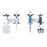 Heathrow Scientific Universal Pipette Wall-Mount - Universal Wall-Mount Pipette Holder, Assorted - 120575