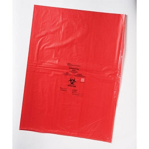 Heathrow Scientific Red Biohazard Bags - Red Biohazard Disposal Bags, Polypropylene, 14" x 19" (356mm x 483mm) - HS10321