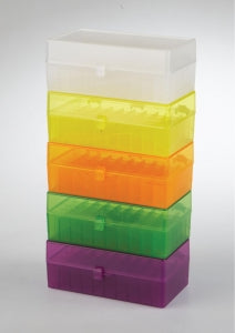 Heathrow Scientific 50-Well Microtube Storage Boxes - 50-Well Microtube Storage Box, Natural - HS120032