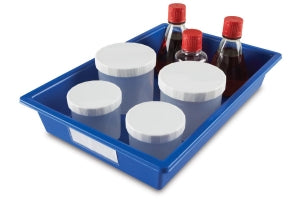 Heathrow Scientific Droplet Sample Storage Tray - Droplet Sample Storage Tray, Polystyrene, Blue / White - HS120172