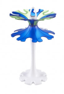 Heathrow Scientific Universal Pipette Stands - Universal Carousel Pipette Stand, Blue / Green - HS120480