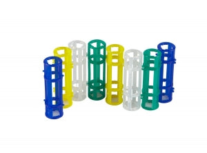 Heathrow Scientific Chain Tube Rack - Chain Tube Rack, 5 mL, 15 mL, and 17 mm, Assorted, 16/Pack - HS120505