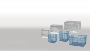 Heathrow Scientific Aluminum Test Tube Baskets - Aluminum Test Tube Basket, 6" x 6" x 6" - HS20341A