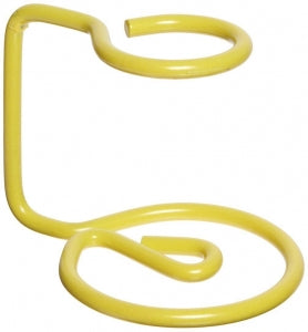 Heathrow Scientific One-Well Wire Tube Racks - 1-Well Wire Tube Rack for 50 mL Tubes, Yellow - HS23051