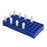 Heathrow Scientific Cryogenic Vial Rack - Cryogenic Vial Rack, 50-Place, Blue - HS23229B