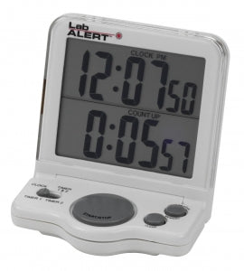 Heathrow Scientific Big-Digit Dual Timer / Clock - Lab Alert Big-Digit Dual Timer / Clock, White - HS24780