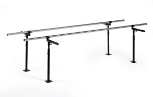 Hausmann Floor Mounted Parallel Bars - Parallel Bars, Floor Mounted, 10' - 1340