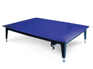 Hausmann Crank Hydraulic Mat Platform - Crank Hydraulic Mat Platform, 4' x 7', Blue - 142547113