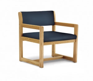 Hausmann Ind Bariatric Arm Chair - ARM CHAIR, OAK, BARIATRIC 500LB CAP - 2165