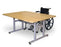 Hausmann Ind Adjustable Hi-Low Therapy Tables - Hi-Lo Table, with Crank - 4324