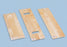 Hausmann Ind Wood Transfer Board - Wood Transfer Board, 2 Cutouts, 8" x 30" - 508630