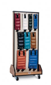 Hausmann Combo Weight / Dumbbell Mobile Racks - RACK, MOBILE, DUMBELL / WEIGHT, PEGBOARD- - 5565