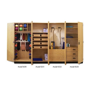 Hausmann Thera-Wall Therapy Storage Cabinet - STORAGE UNIT, THERAWALL, WITH ACCESSORIE - 8250-100