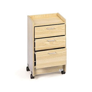 Hausmann GreenLine Mobile Cabinet - CABINET, MOBILE, 3DRAWER, MAPLE - 9038-20-7909