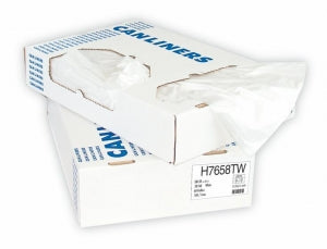 Heritage Bag Linear Low-Density White Can Liners - Linear Low-Density Can Liner, White, 0.75 mil, 20-30 gal., 30" x 36" - H6036EW